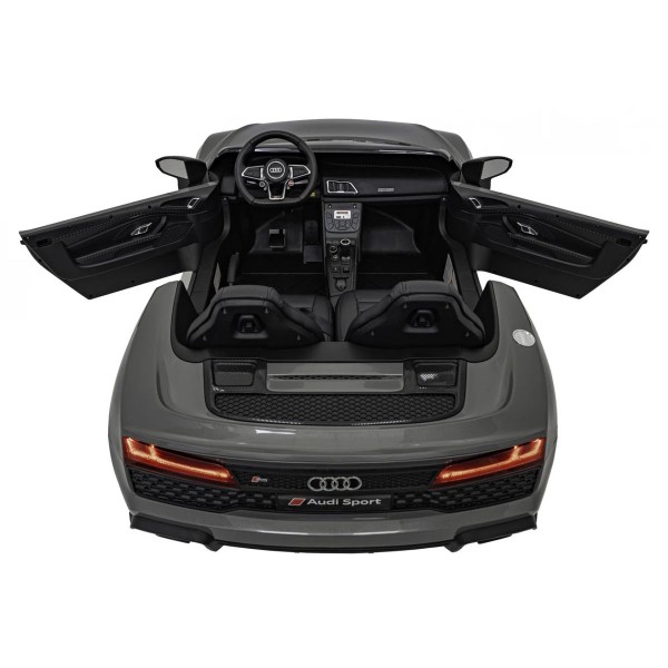 Автомобіль акумуляторний Ramiz Audi Spyder R8 LIFT сірий
