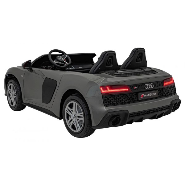Автомобіль акумуляторний Ramiz Audi Spyder R8 LIFT сірий