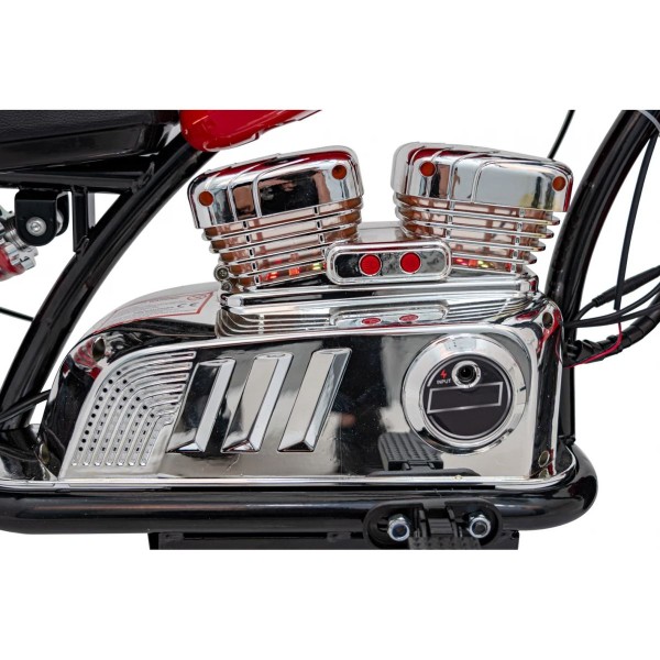 Мотоцикл акумуляторний Ramiz Chopper Warrior червоний