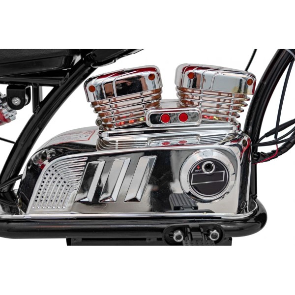 Мотоцикл акумуляторний Ramiz Chopper Warrior чорний