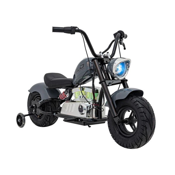 Мотоцикл акумуляторний Ramiz Chopper Warrior сірий