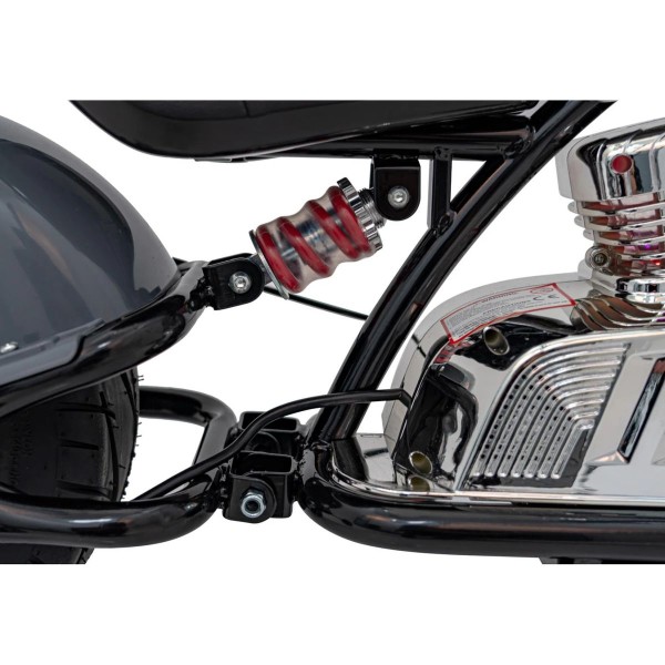 Мотоцикл акумуляторний Ramiz Chopper Warrior сірий