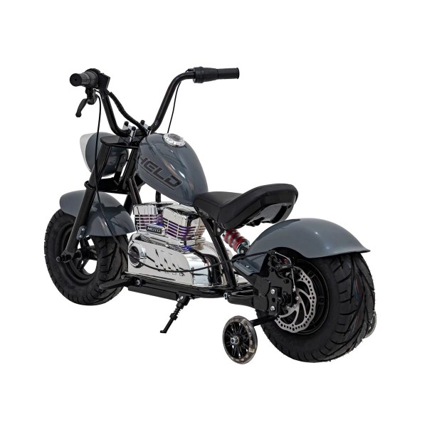 Мотоцикл акумуляторний Ramiz Chopper Warrior сірий
