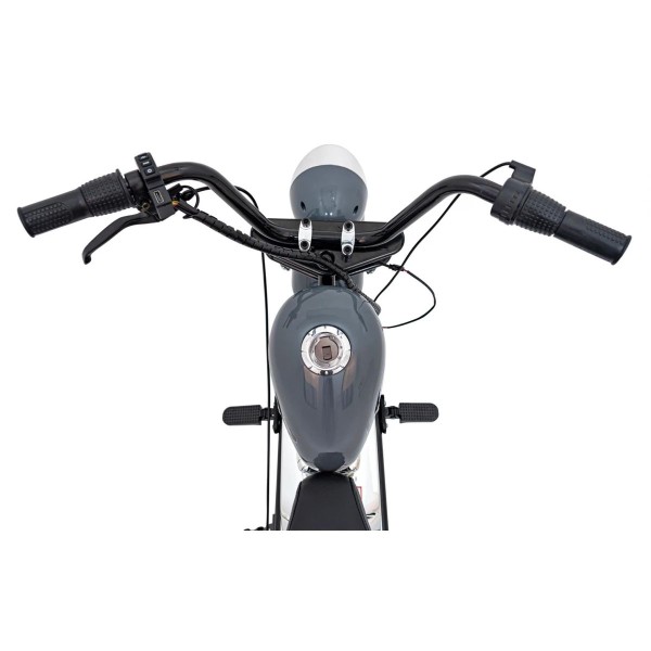 Мотоцикл акумуляторний Ramiz Chopper Warrior сірий