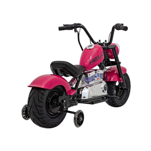 Мотоцикл акумуляторний Ramiz Chopper Warrior рожевий