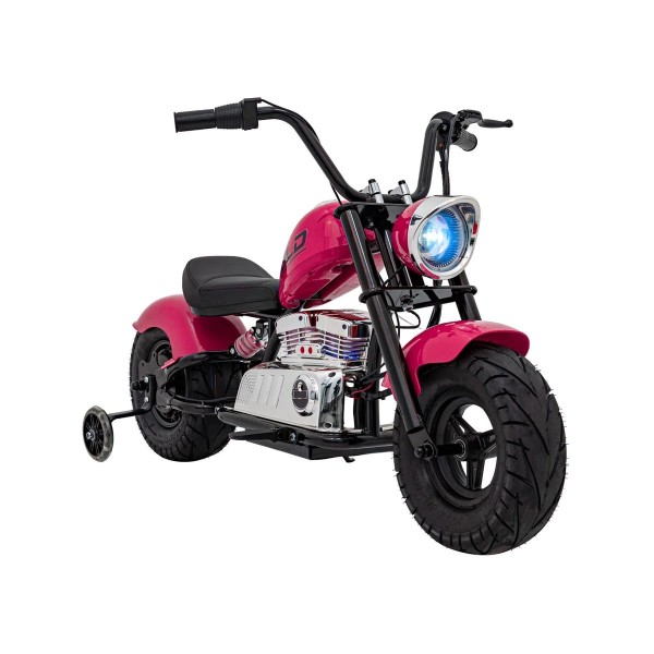 Мотоцикл акумуляторний Ramiz Chopper Warrior рожевий