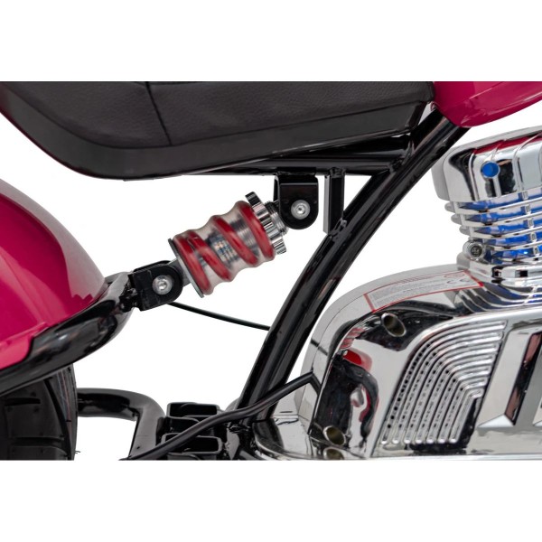 Мотоцикл акумуляторний Ramiz Chopper Warrior рожевий