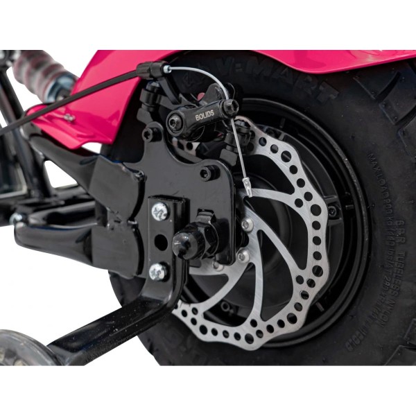 Мотоцикл акумуляторний Ramiz Chopper Warrior рожевий