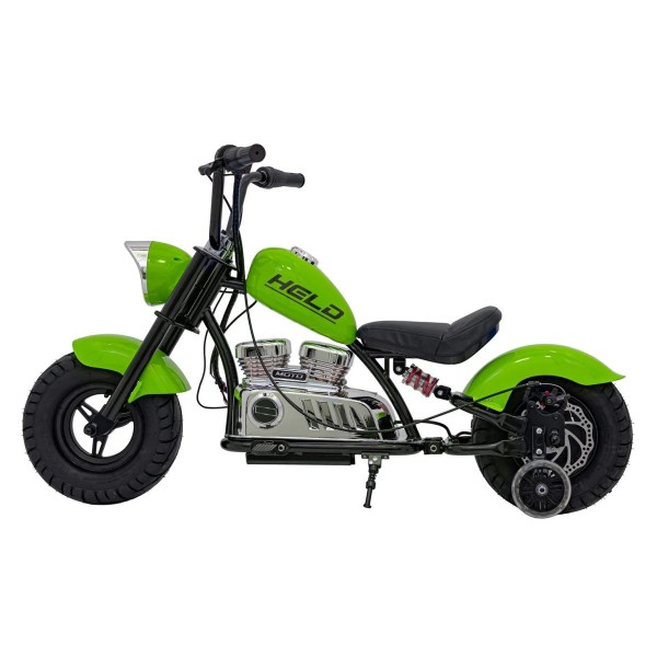 Мотоцикл акумуляторний Ramiz Chopper Warrior зелений