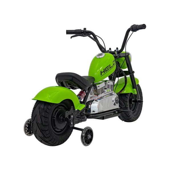 Мотоцикл акумуляторний Ramiz Chopper Warrior зелений