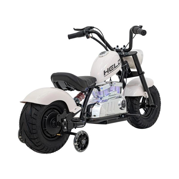 Мотоцикл акумуляторний Ramiz Chopper Warrior білий