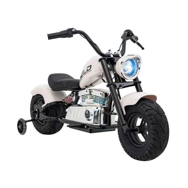 Мотоцикл акумуляторний Ramiz Chopper Warrior білий