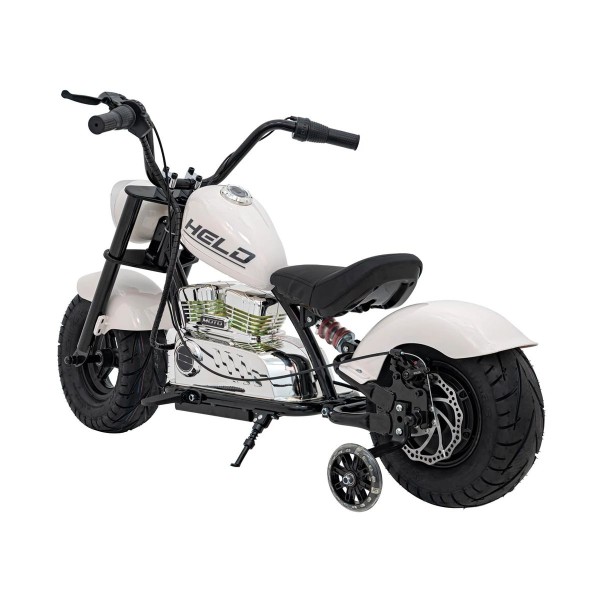 Мотоцикл акумуляторний Ramiz Chopper Warrior білий