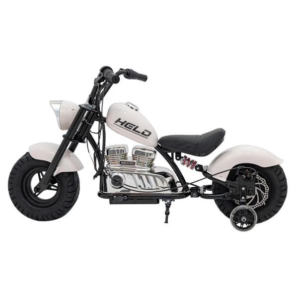 Мотоцикл акумуляторний Ramiz Chopper Warrior білий
