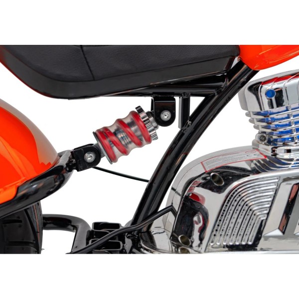 Мотоцикл акумуляторний Ramiz Chopper Warrior оранжевий