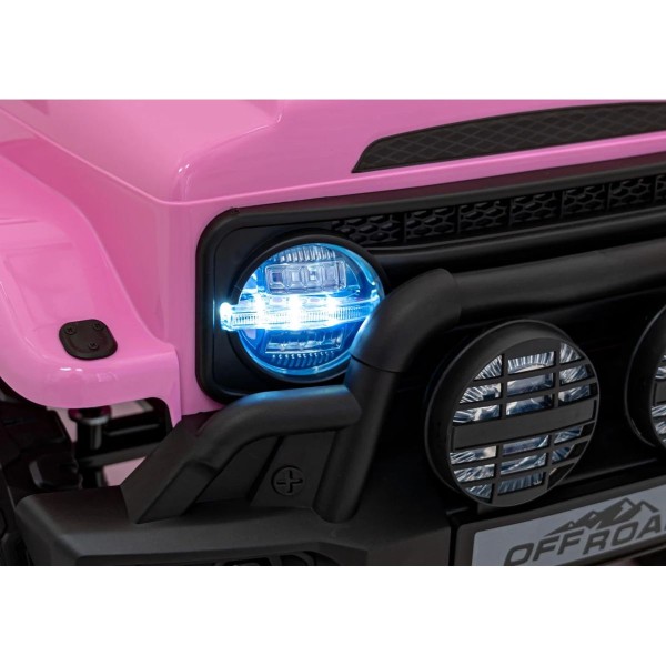 Автомобіль акумуляторний Off-Road CLIMBER рожевий
