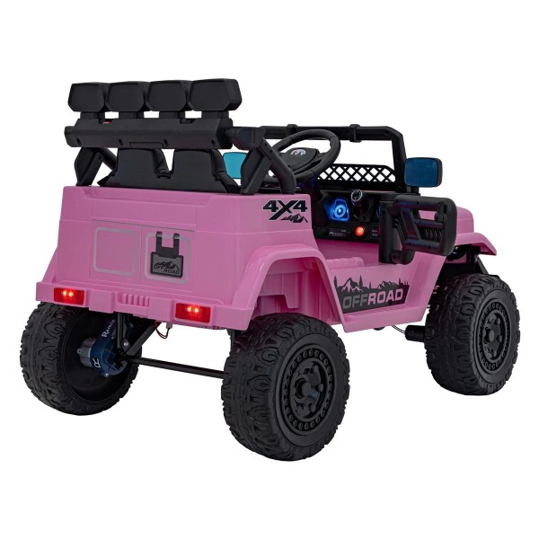 Автомобіль акумуляторний Off-Road CLIMBER рожевий