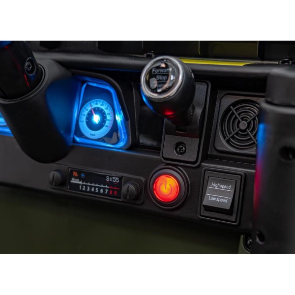 Автомобіль акумуляторний Off-Road CLIMBER зелений