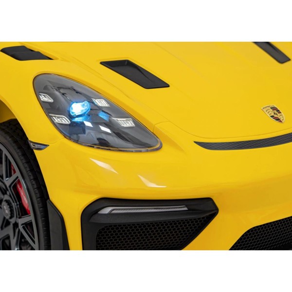 Автомобіль на акумуляторі Ramiz Porsche Spyder RS 718 жовтий
