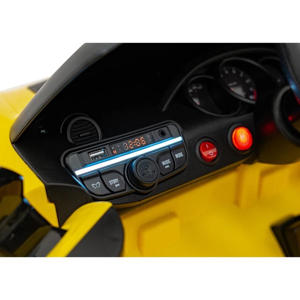 Автомобіль на акумуляторі Ramiz Porsche Spyder RS 718 жовтий