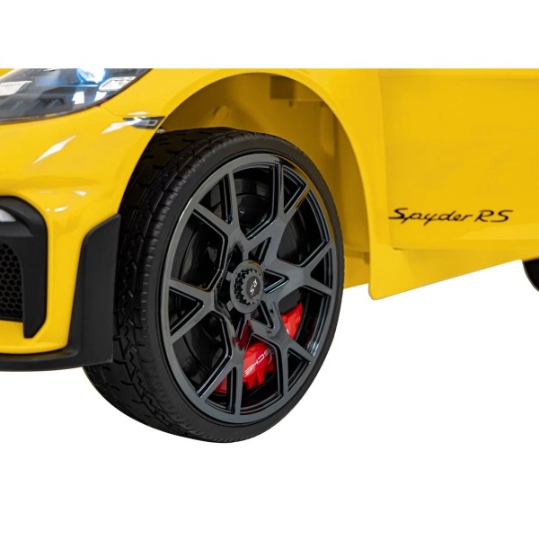 Автомобіль на акумуляторі Ramiz Porsche Spyder RS 718 жовтий