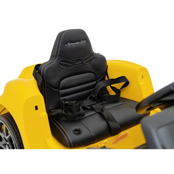 Автомобіль на акумуляторі Ramiz Porsche Spyder RS 718 жовтий