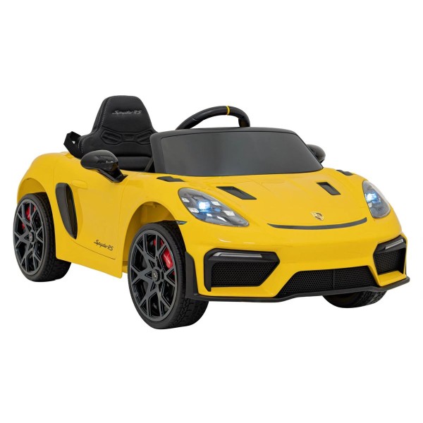 Автомобіль на акумуляторі Ramiz Porsche Spyder RS 718 жовтий