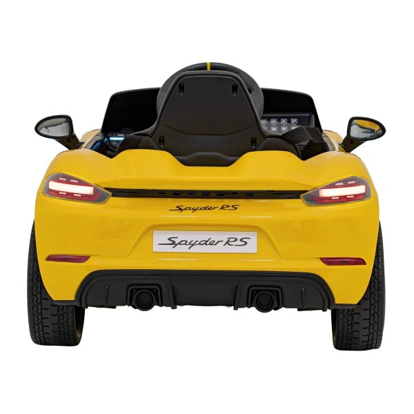 Автомобіль на акумуляторі Ramiz Porsche Spyder RS 718 жовтий