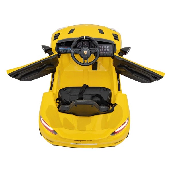 Автомобіль на акумуляторі Ramiz Porsche Spyder RS 718 жовтий