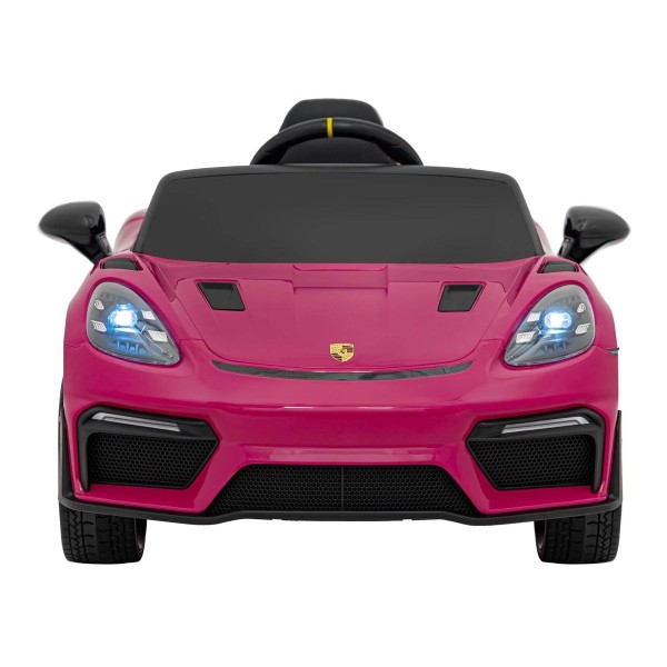 Автомобіль на акумуляторі лакований Ramiz Porsche Spyder RS 718 рожевий