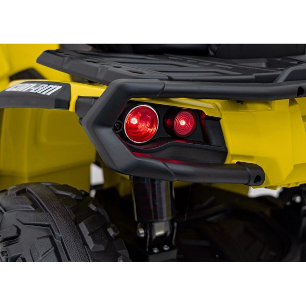 Квадроцикл акумуляторний Ramiz Can Am Outlander ATV жовтий