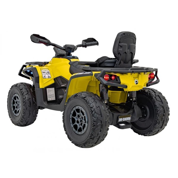 Квадроцикл акумуляторний Ramiz Can Am Outlander ATV жовтий