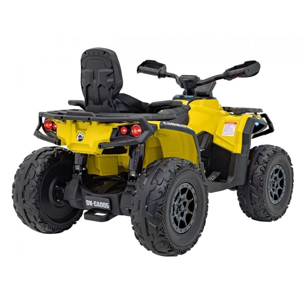 Квадроцикл акумуляторний Ramiz Can Am Outlander ATV жовтий