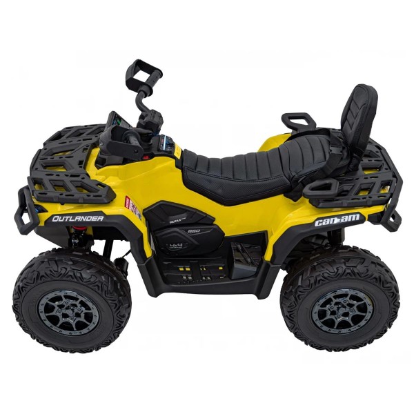 Квадроцикл акумуляторний Ramiz Can Am Outlander ATV жовтий