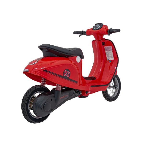Мотоцикл акумуляторний Ramiz Skuter Retro 23 червоний