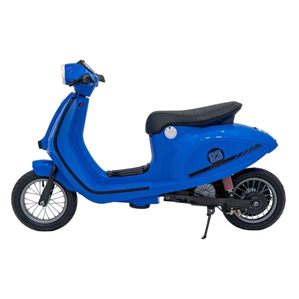 Мотоцикл акумуляторний Ramiz Skuter Retro 23 синій