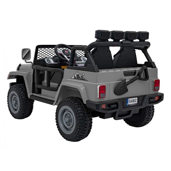 Автомобіль акумуляторний Ramiz Off Road MONSTER сірий