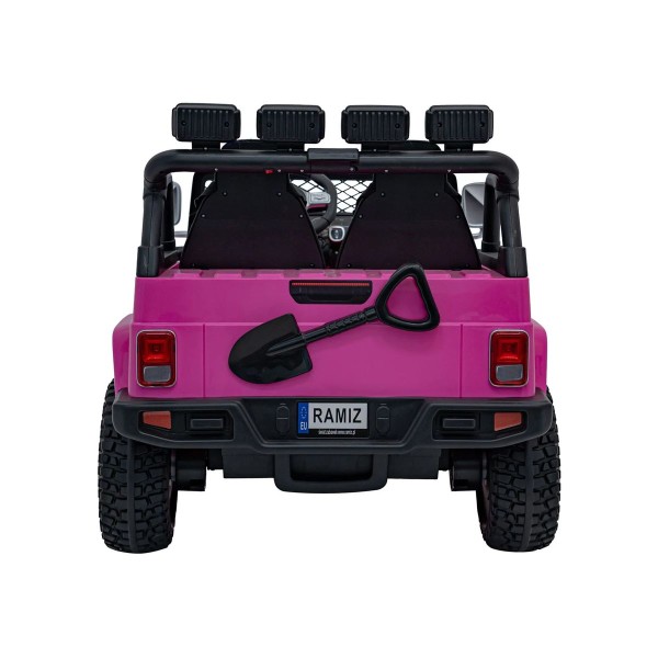 Автомобіль акумуляторний Ramiz Off Road MONSTER рожевий