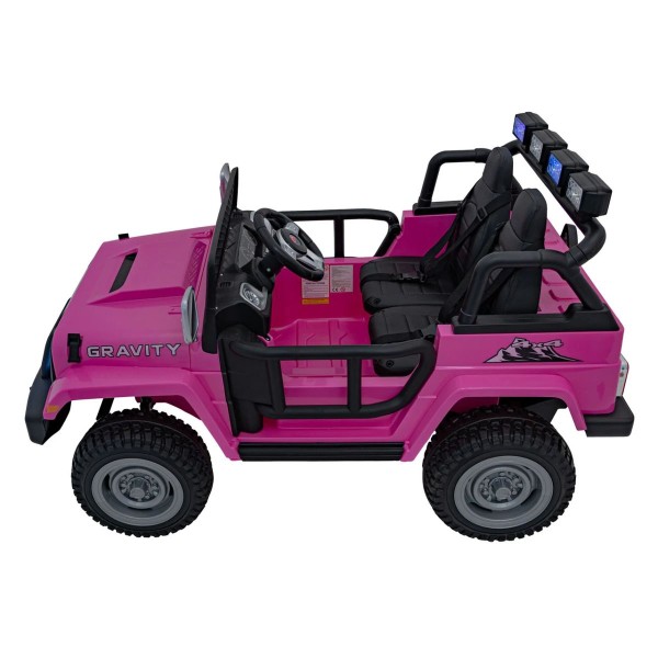 Автомобіль акумуляторний Ramiz Off Road MONSTER рожевий