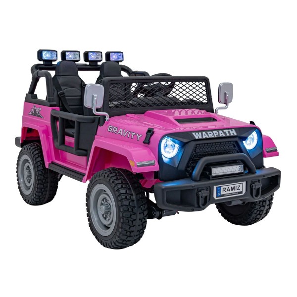 Автомобіль акумуляторний Ramiz Off Road MONSTER рожевий