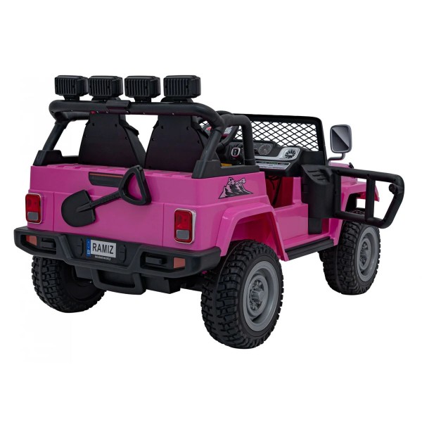 Автомобіль акумуляторний Ramiz Off Road MONSTER рожевий