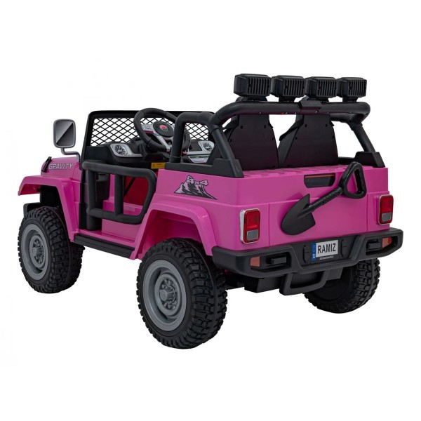 Автомобіль акумуляторний Ramiz Off Road MONSTER рожевий
