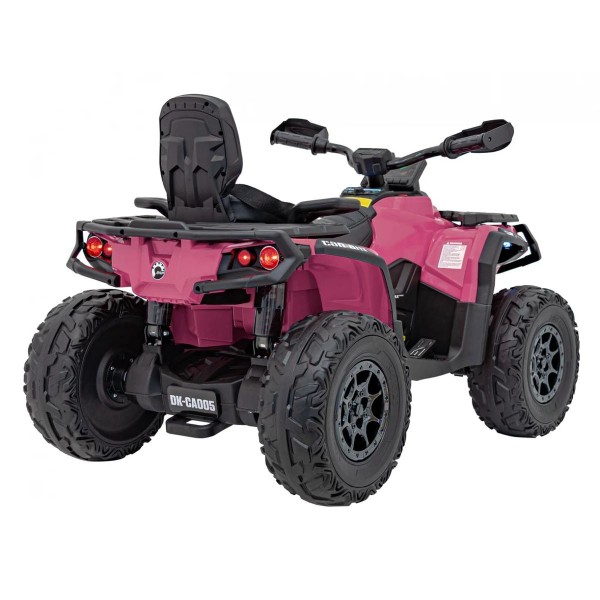 Квадроцикл акумуляторний Ramiz Can Am Outlander ATV рожевий