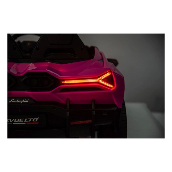 Автомобіль акумуляторний Ramiz Lamborghini Revuelto XL STRONG рожевий