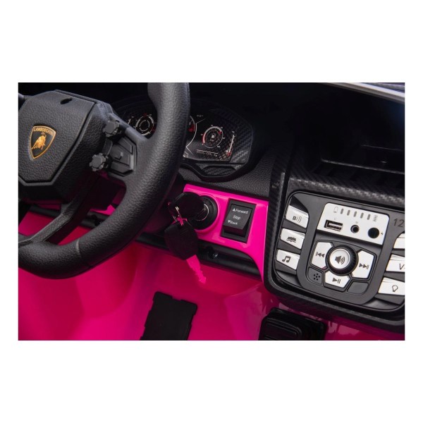 Автомобіль акумуляторний Ramiz Lamborghini Revuelto XL STRONG рожевий