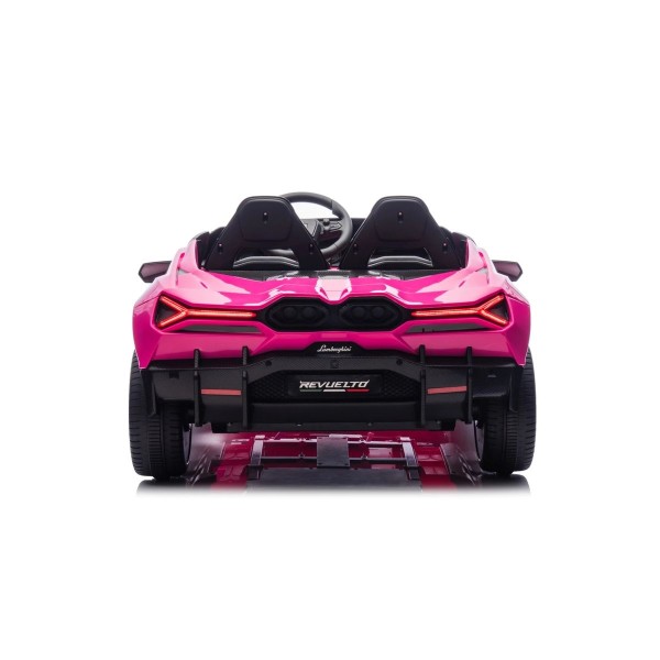 Автомобіль акумуляторний Ramiz Lamborghini Revuelto XL STRONG рожевий