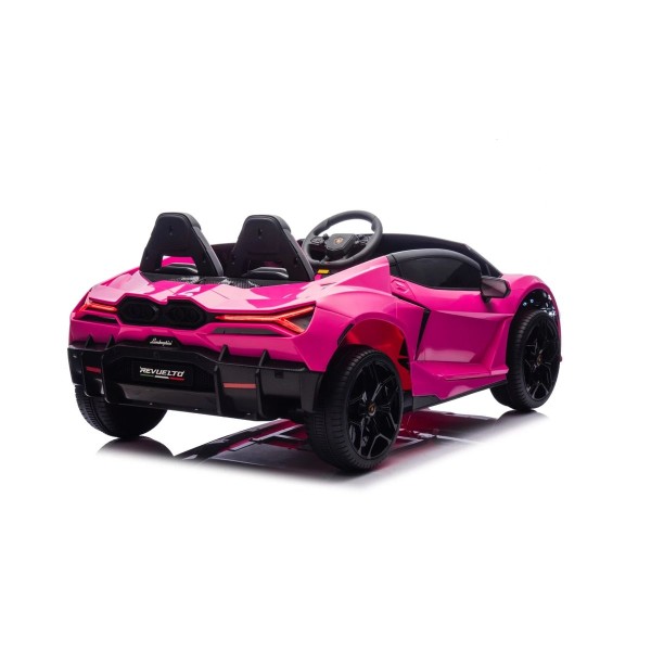 Автомобіль акумуляторний Ramiz Lamborghini Revuelto XL STRONG рожевий