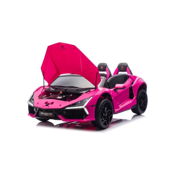 Автомобіль акумуляторний Ramiz Lamborghini Revuelto XL STRONG рожевий