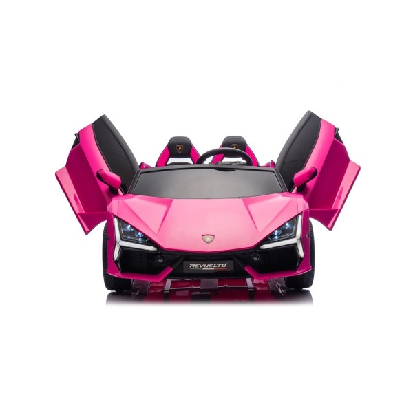 Автомобіль акумуляторний Ramiz Lamborghini Revuelto XL STRONG рожевий