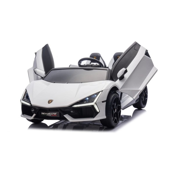 Автомобіль акумуляторний Ramiz Lamborghini Revuelto XL STRONG білий